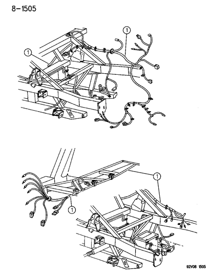 1992 Dodge Viper Wiring - Body & Accessories Diagram