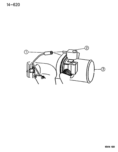 1996 Chrysler LHS Throttle Body Diagram 1