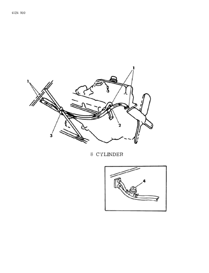 1984 Dodge Diplomat Plumbing - Heater Diagram