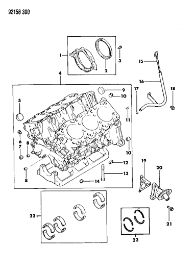 1992 Dodge Dynasty Cylinder Block Diagram 2