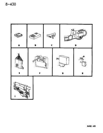 1995 Chrysler LeBaron Module-EATX Diagram for R4686606AA