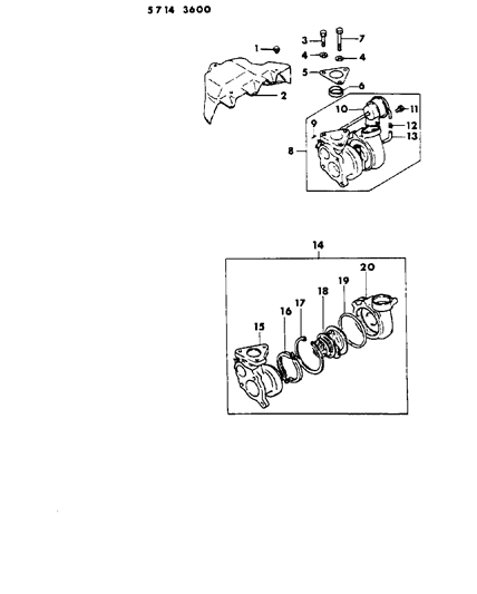 1985 Dodge Colt Turbo Charger Diagram