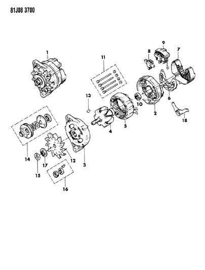 1986 Jeep Wrangler Alternator Diagram 1