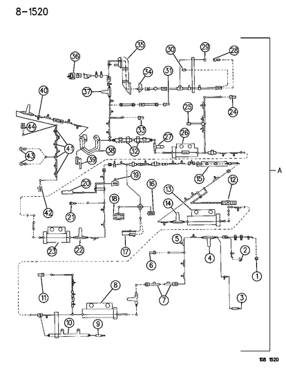 1996 Chrysler Sebring Wiring-Unified Body Diagram for 4608454