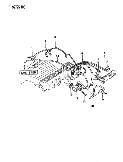 1993 Dodge Stealth EGR System Diagram 3