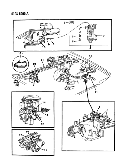 1986 Chrysler New Yorker Sensor Temp Diagram for 4267281