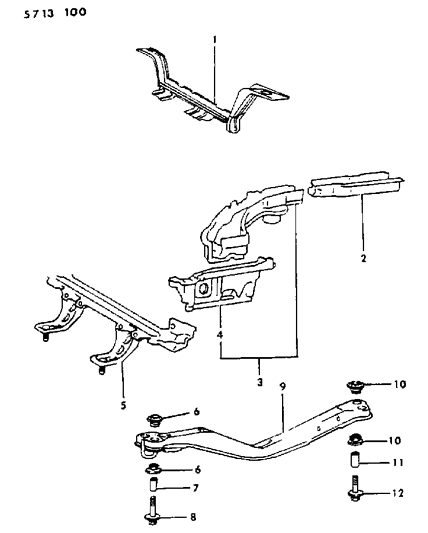 1986 Dodge Colt Frame Diagram