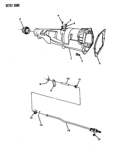 1993 Dodge Colt Extension, Weight & Parking Sprag Diagram