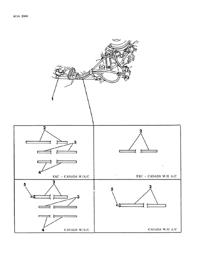 1984 Dodge Aries Air Condition Idle Up System Diagram 2