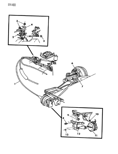 1985 Dodge Caravan Speed Control - Electro Mechanical Diagram 1