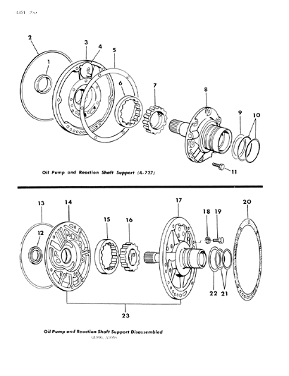 1985 Dodge W350 Oil Pump With Reaction Shaft Diagram