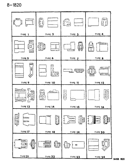 1994 Chrysler Town & Country Insulators 3 Way Diagram