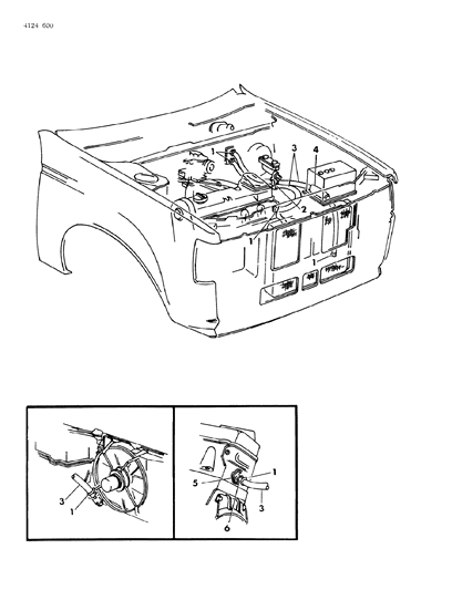 1984 Dodge Charger Plumbing - Heater Diagram