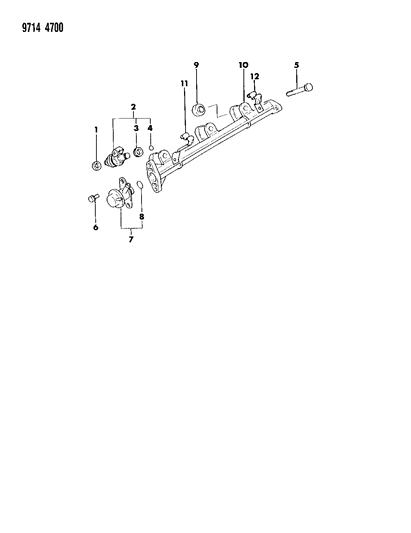 1989 Dodge Colt Fuel Rail Diagram 1