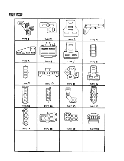 1988 Chrysler Town & Country Insulators 4 Way Diagram