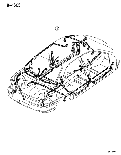 1996 Dodge Neon Wiring - Body & Accessories Diagram