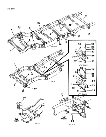 1984 Dodge W350 Frame Diagram 1