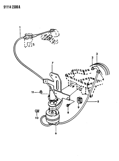 1991 Chrysler New Yorker Speed Control Diagram 1