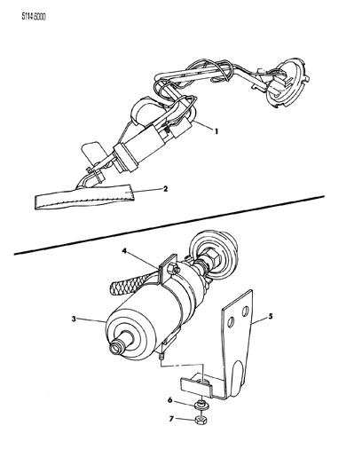 1985 Dodge Omni Fuel Pump & Sending Unit Diagram 3