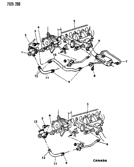 1987 Dodge Omni Air Pump Tubing Diagram 1