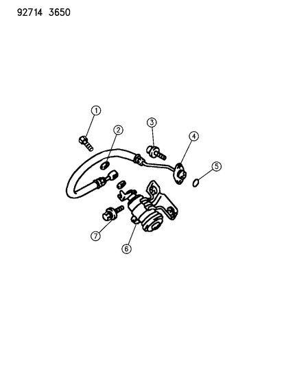 1992 Dodge Ram 50 Fuel Filter Diagram 5