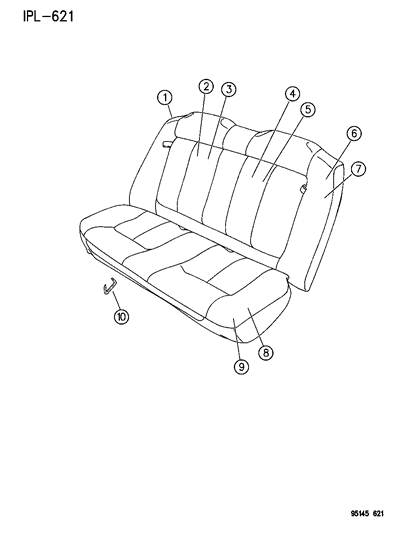 1995 Dodge Neon Rear Seat Diagram 1