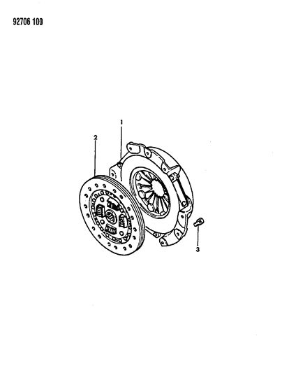 1993 Dodge Stealth Clutch Diagram