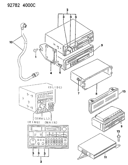 1994 Dodge Stealth Radio Diagram