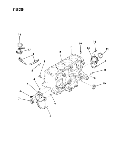 1988 Dodge Omni Cylinder Block Diagram 1