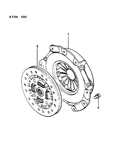 1984 Dodge Conquest Clutch Diagram