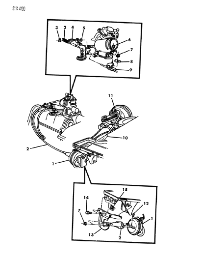 1985 Dodge 600 Speed Control - Electro Mechanical Diagram 3