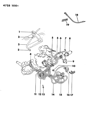 1984 Dodge Colt Secondary Air Supply System Diagram