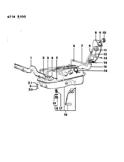 1984 Dodge Ram 50 Fuel Tank Diagram 3