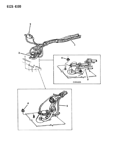 1986 Dodge Caravan Vapor Canister Diagram 3