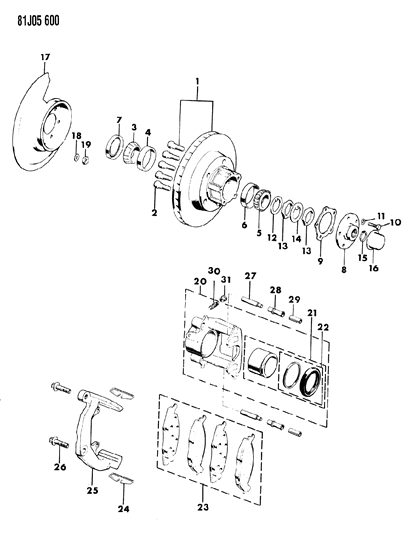 1984 Jeep Wrangler Washer Diagram for JA000865