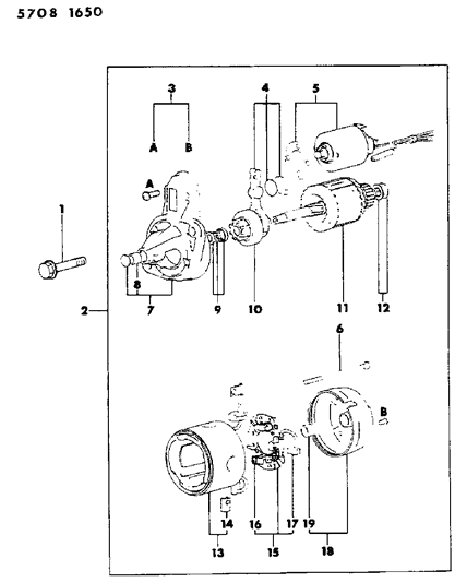 1985 Dodge Ram 50 Starter Diagram 4