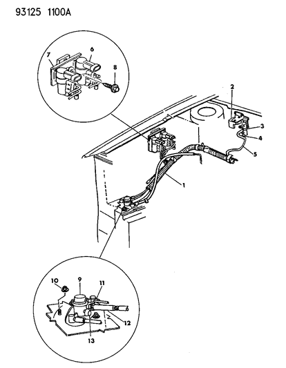 1993 Dodge Caravan Vapor Canister Diagram