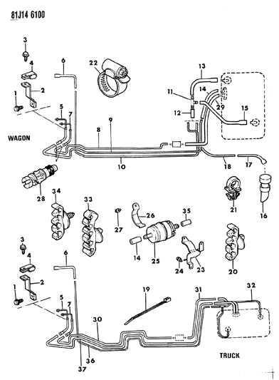 1986 Jeep Wagoneer Fuel Line Diagram 2