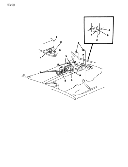 1985 Dodge Aries Windshield Washer System Diagram