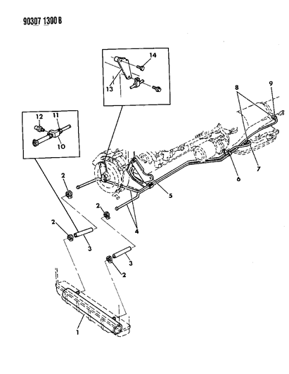 1992 Dodge Ramcharger Oil Cooler Diagram 1