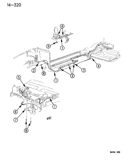 1994 Dodge Spirit Fuel Lines Diagram