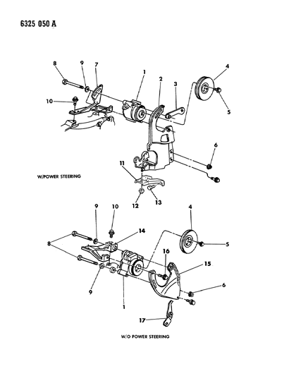 1987 Dodge Dakota Air Pump Diagram 1