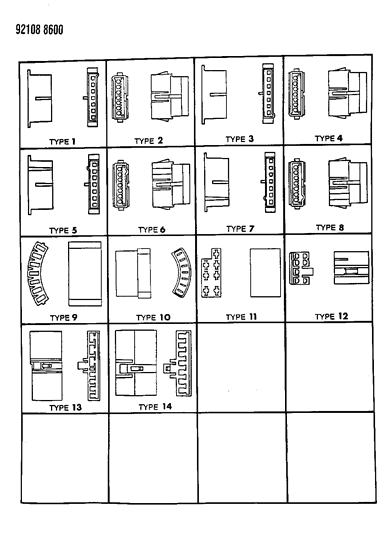 1992 Chrysler Imperial Insulators 7 Way Diagram