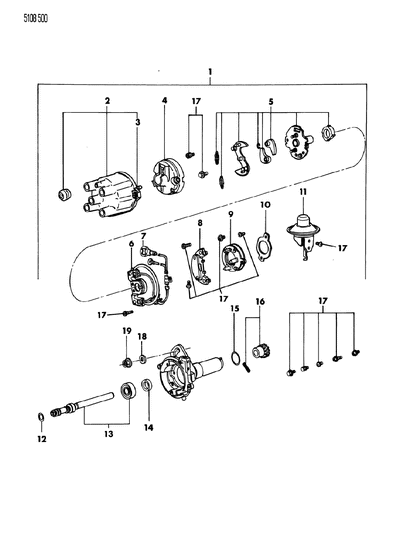 1985 Dodge Daytona Distributor Diagram 3