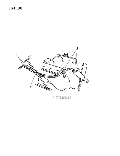 1986 Dodge Diplomat Plumbing - Heater Diagram