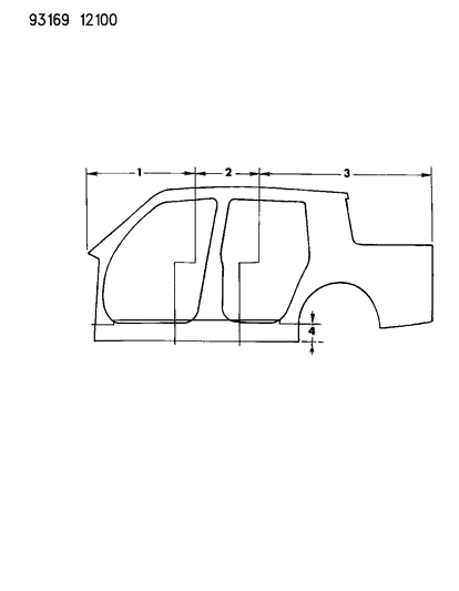 1993 Chrysler Imperial Aperture Panel Diagram
