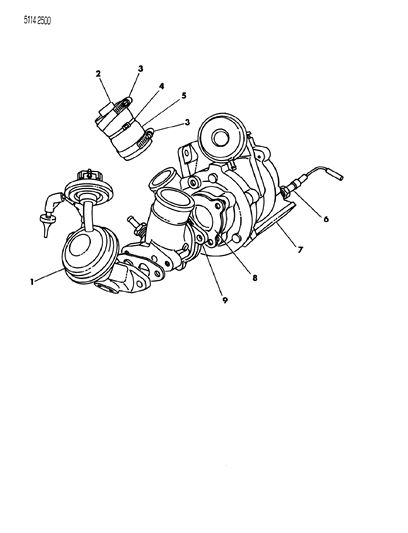 1985 Dodge Charger Turbo Charger Diagram