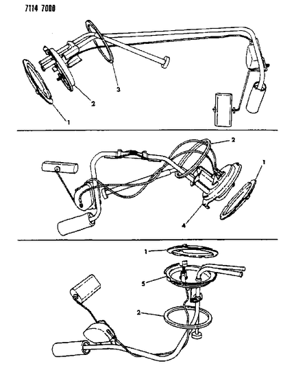 1987 Dodge 600 Fuel Tank Sending Unit Diagram 2