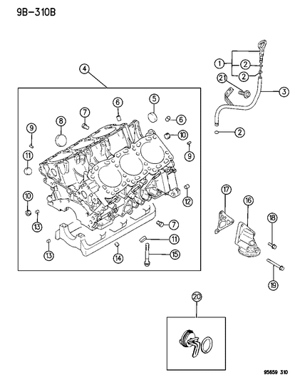 1996 Dodge Avenger Wiring Diagram for 4609073