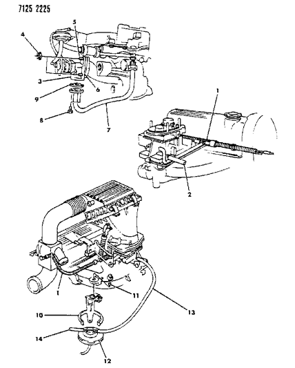 1987 Dodge Grand Caravan EGR System Diagram 6